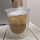A drink made with the Spinn Coffee Maker